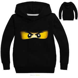 2019 Boys Sweatshirts Legoes Long Sleeved T-Shirts Baby Ninjago Girls Hoodies Children Spring Autumn Clothes Toddler Outerwear