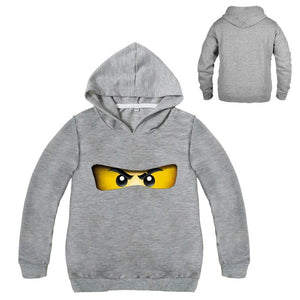 2019 Boys Sweatshirts Legoes Long Sleeved T-Shirts Baby Ninjago Girls Hoodies Children Spring Autumn Clothes Toddler Outerwear