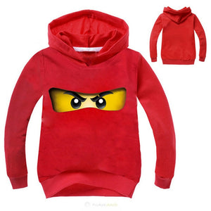 2019 Boys Sweatshirts Legoes Long Sleeved T-Shirts Baby Ninjago Girls Hoodies Children Spring Autumn Clothes Toddler Outerwear