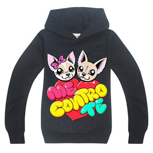 ME CONTRO TE cartoon hoodie baby girl sweatshirt Children Clothing kids hoodies clothes boys cotton costume christmas t shirt