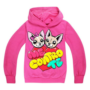 ME CONTRO TE cartoon hoodie baby girl sweatshirt Children Clothing kids hoodies clothes boys cotton costume christmas t shirt