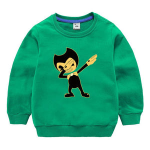 Children Dabbing Bendy Sweater Children's Autumn and Winter Sweatshirt Hoodie Christmas Black Friday Gift Clothing