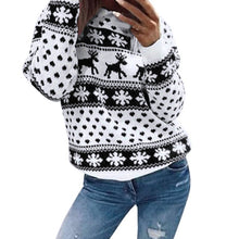 Load image into Gallery viewer, 2018 Women Lady Jumper Sweater Pullover Tops Coat Christmas Winter Womens Ladies Warm Brief Sweaters Clothing