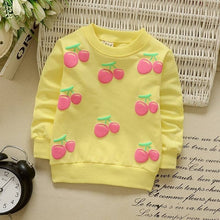 Load image into Gallery viewer, Children Hoodies Sweatshirts Boys Girls Kids Cartoon Rabbit Strawberry Cotton Pullover Tops Baby Girls Spring Autumn Clothes