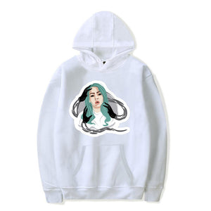 Fashion Autumn Winter Hoodies Billie Eilish Print Children Boy Girls Clothes Toddler Sweatshirts Casual Cotton Kids Infant Tops