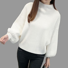 Load image into Gallery viewer, Bigsweety Women Lantern Sleeve Half Turtleneck 2018 Autumn Female Tops Women Sweater Clothes New Fashion Korean Tops 5 Colors